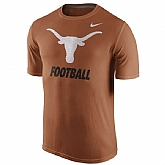 Texas Longhorns Nike Sideline Legend Logo Performance WEM T-Shirt - Orange,baseball caps,new era cap wholesale,wholesale hats